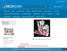 Tablet Screenshot of decoflora.hu